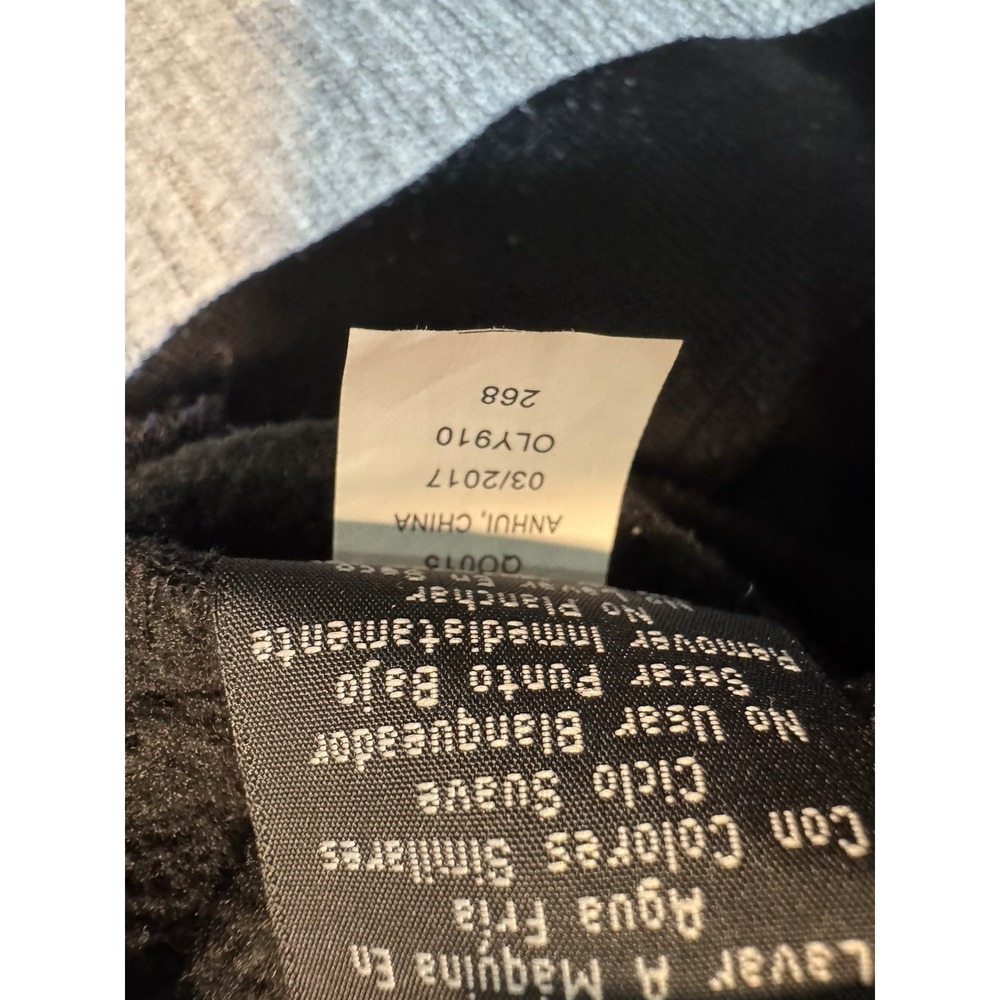 Bebe Jacket Womens Small Black Gray Sport Full Zip Bomber Fleece Activewear Lady - Picture 14 of 14
